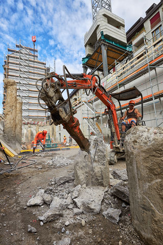 Die ersten Mauern stehen