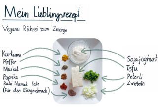 Veganes Rührei zum Zmorge
