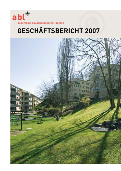 Geschäftsbericht 2007