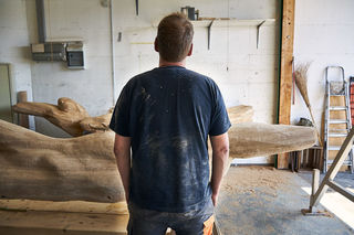 Versteckte Fantasie im Innenhof